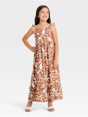 Cat and Jack girls tropical dress